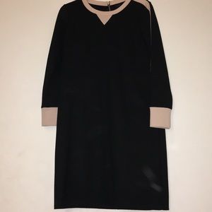 Cute casual black and blush pink dress